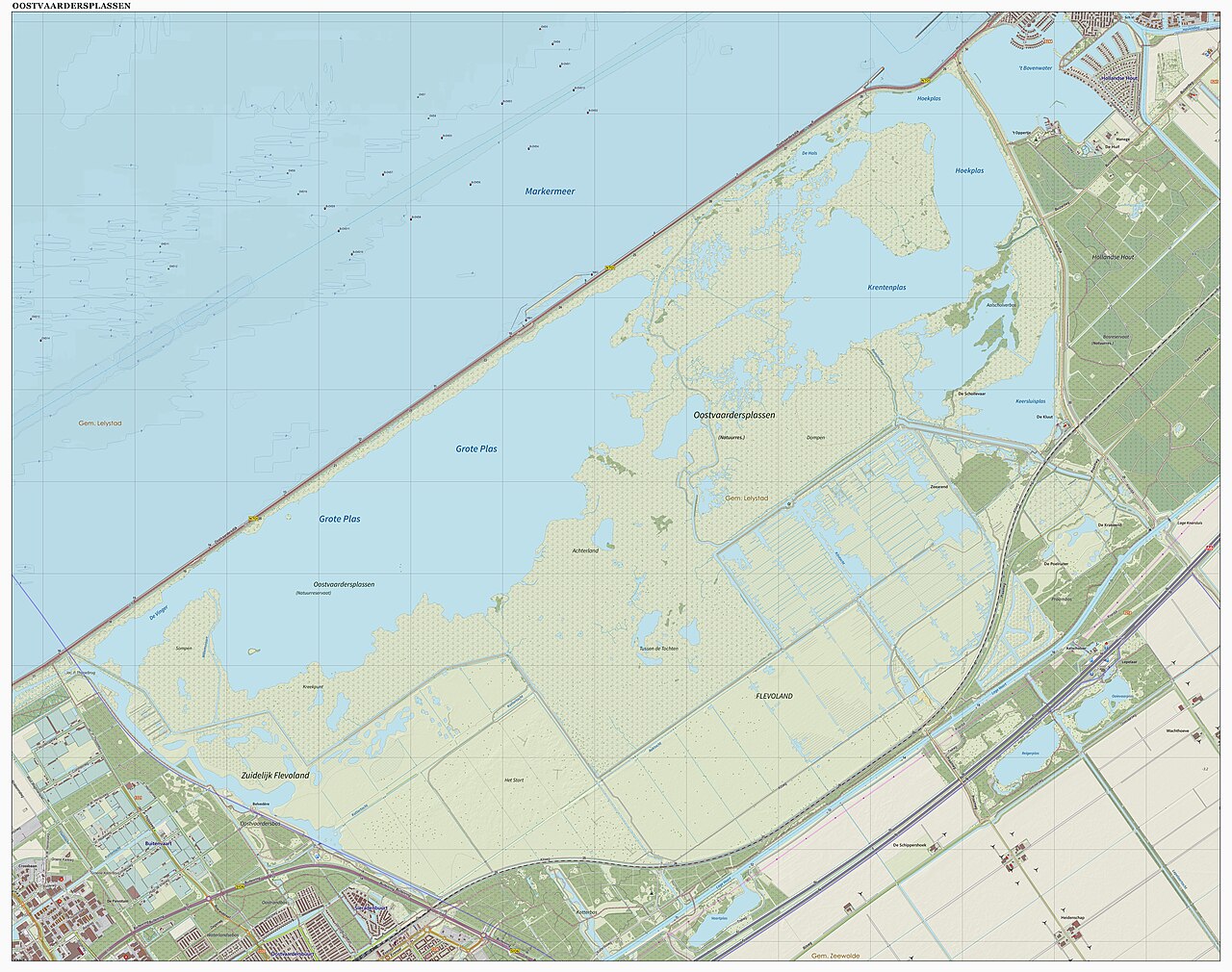 Afbeelding bij: De Oostvaardersplassen — natuur die eigenlijk niet gepland was